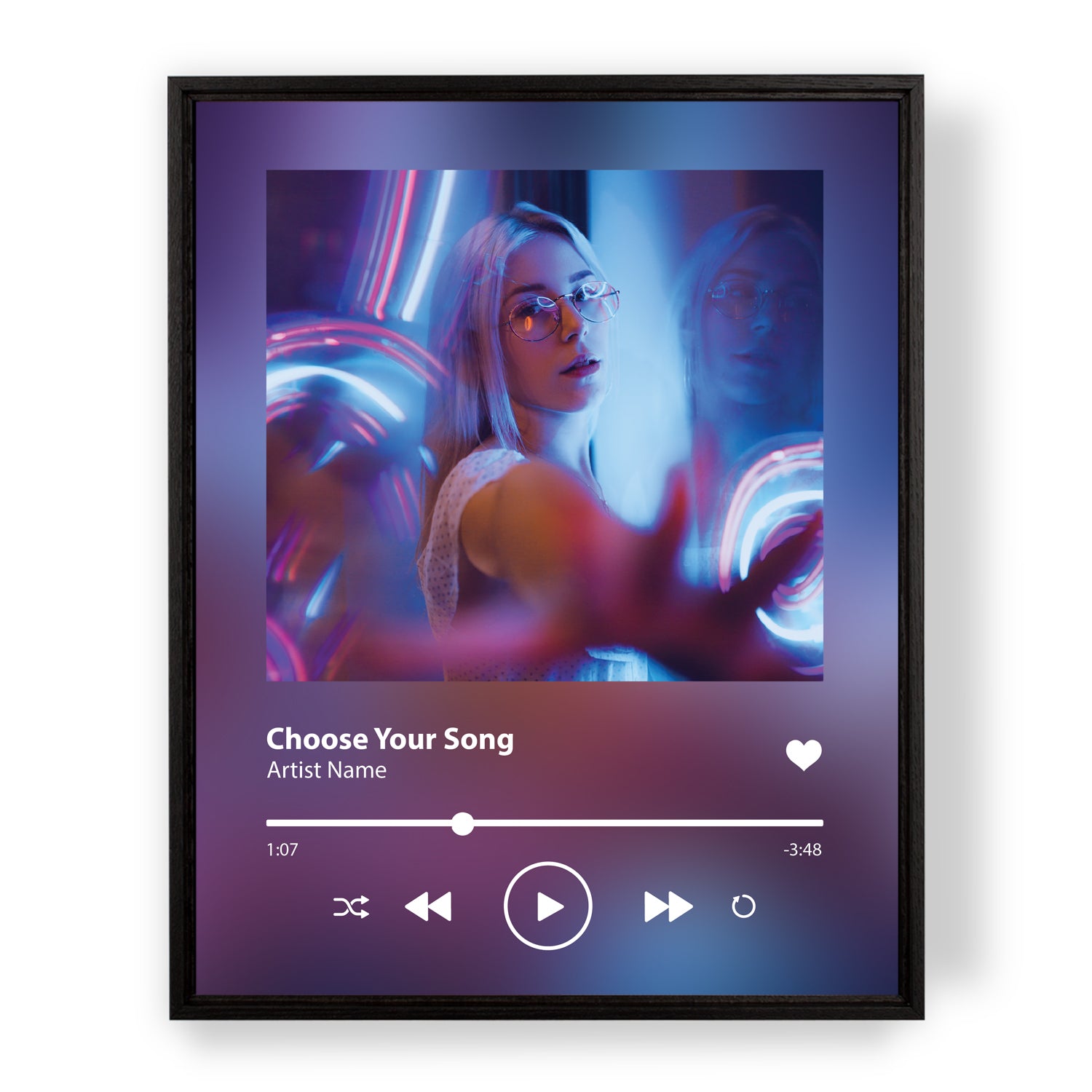 Spotify Personalized Album Cover Music Player Print Wall Art – SF  Customizables